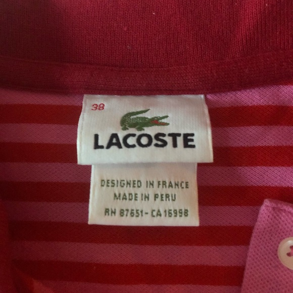 Lacoste Striped Polo - Picture 4 of 4
